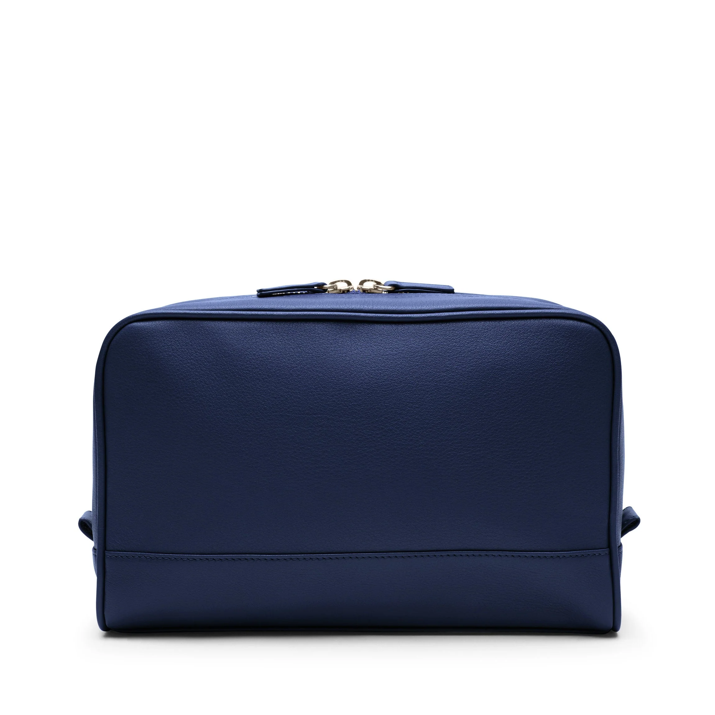 Top Zip Toiletry Bag Navy Blue