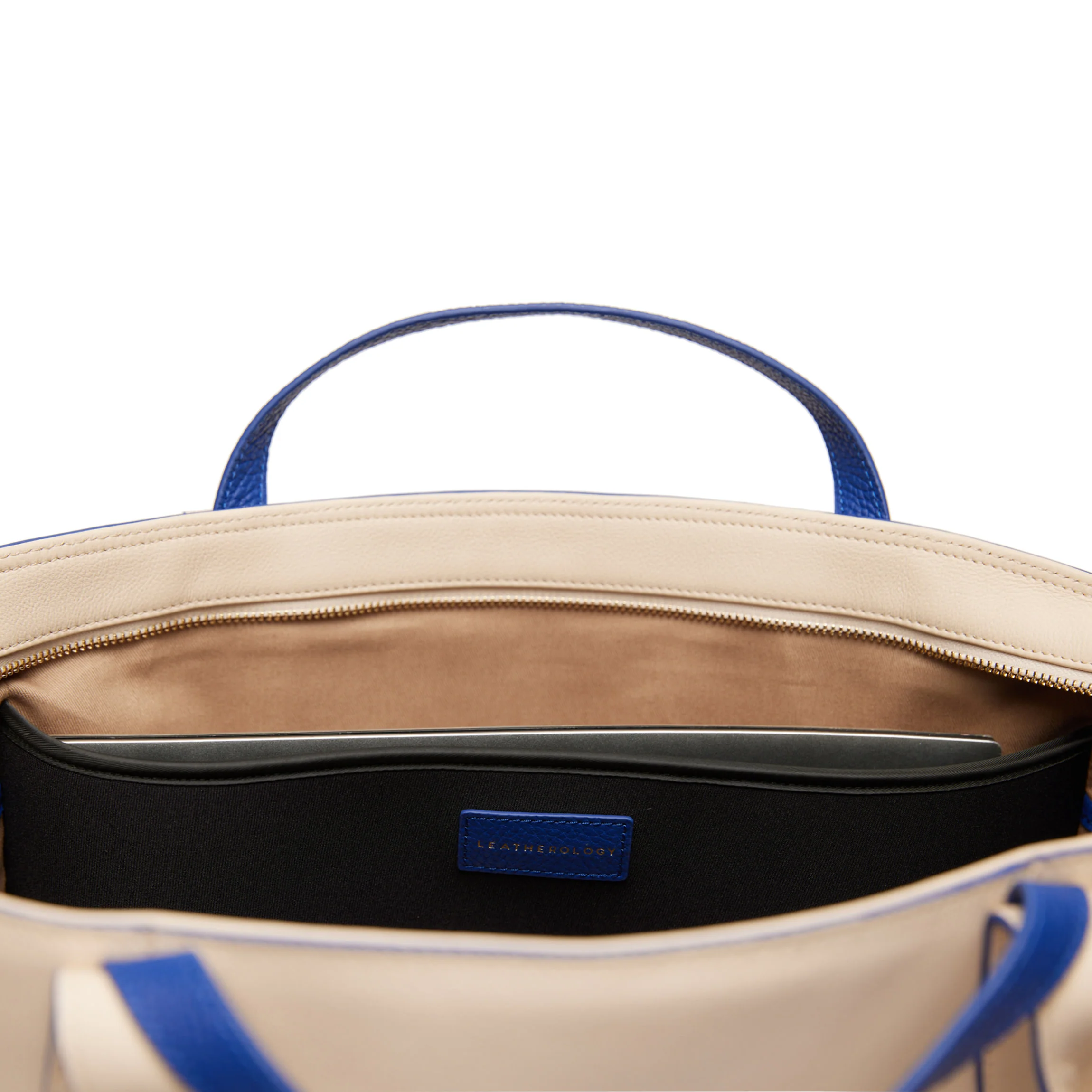 Transit Small Travel Tote Sand/Regatta Blue - Image 6