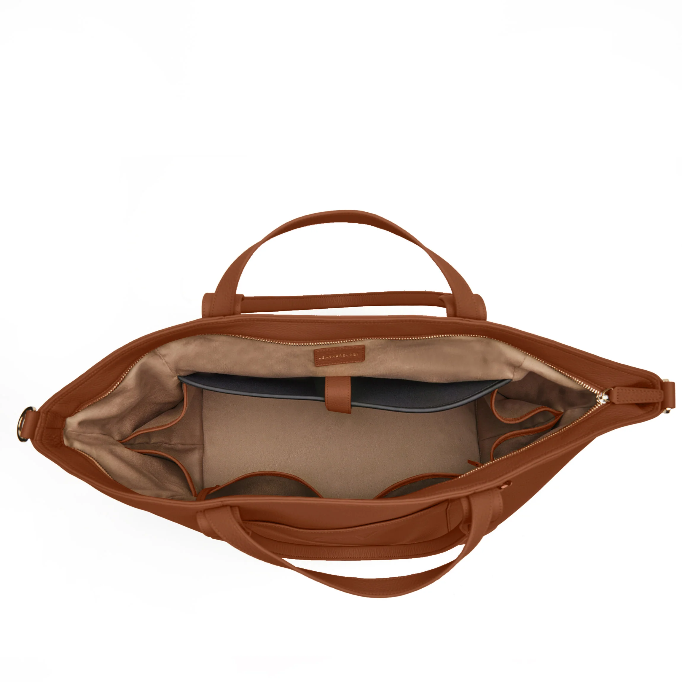 Transit Travel Tote Saddle Brown - Image 5