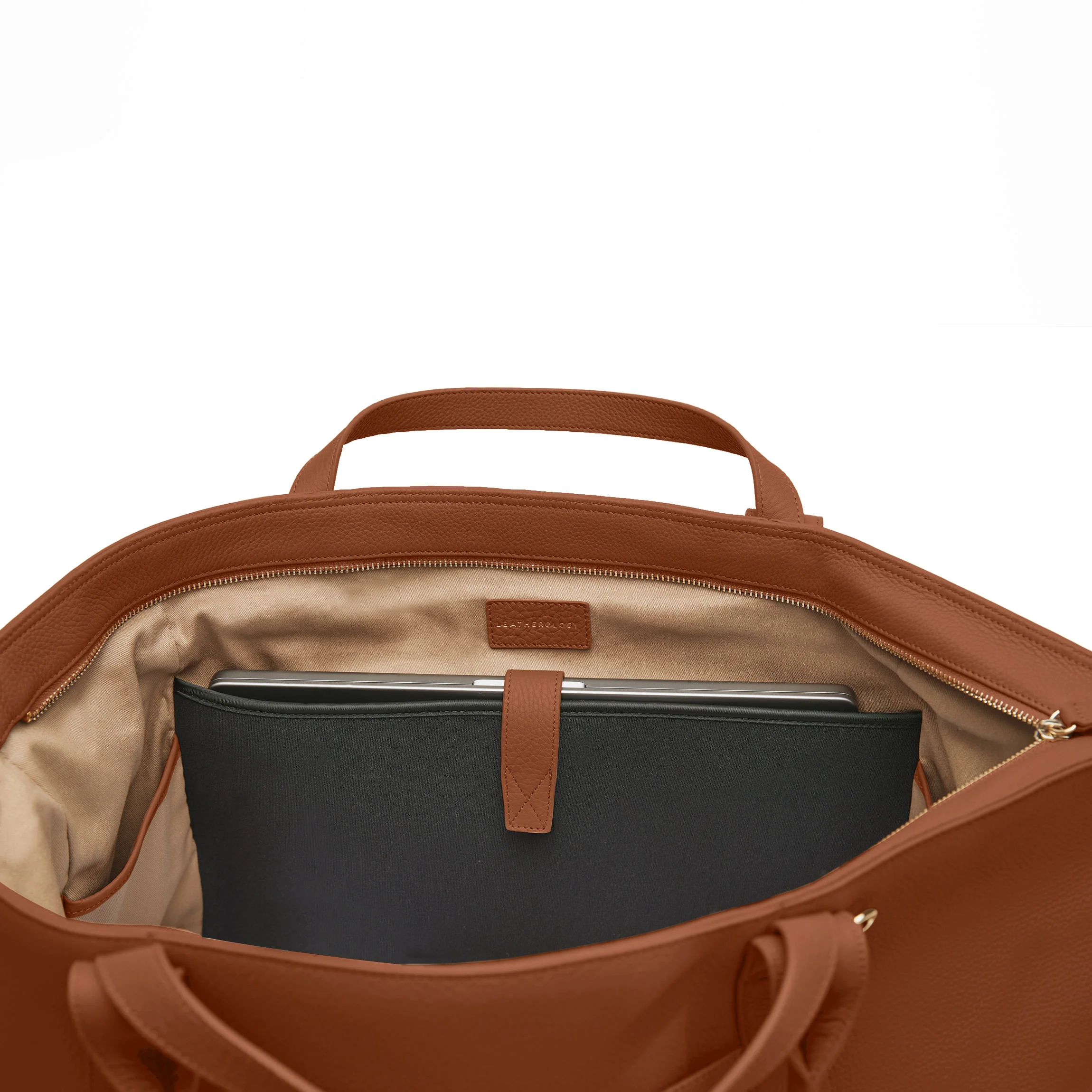 Transit Travel Tote Saddle Brown - Image 6