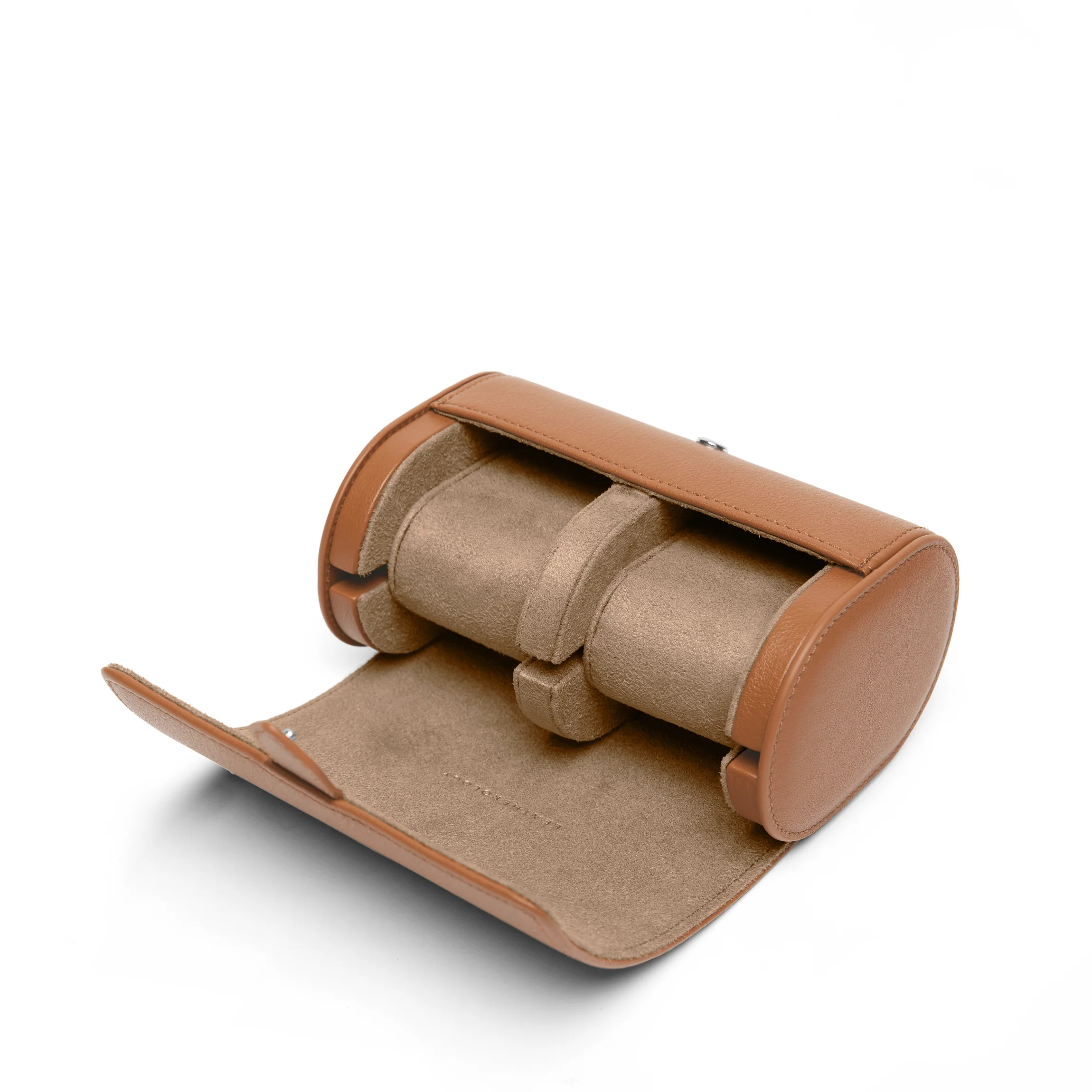 Travel Double Watch Roll Cognac - Image 5