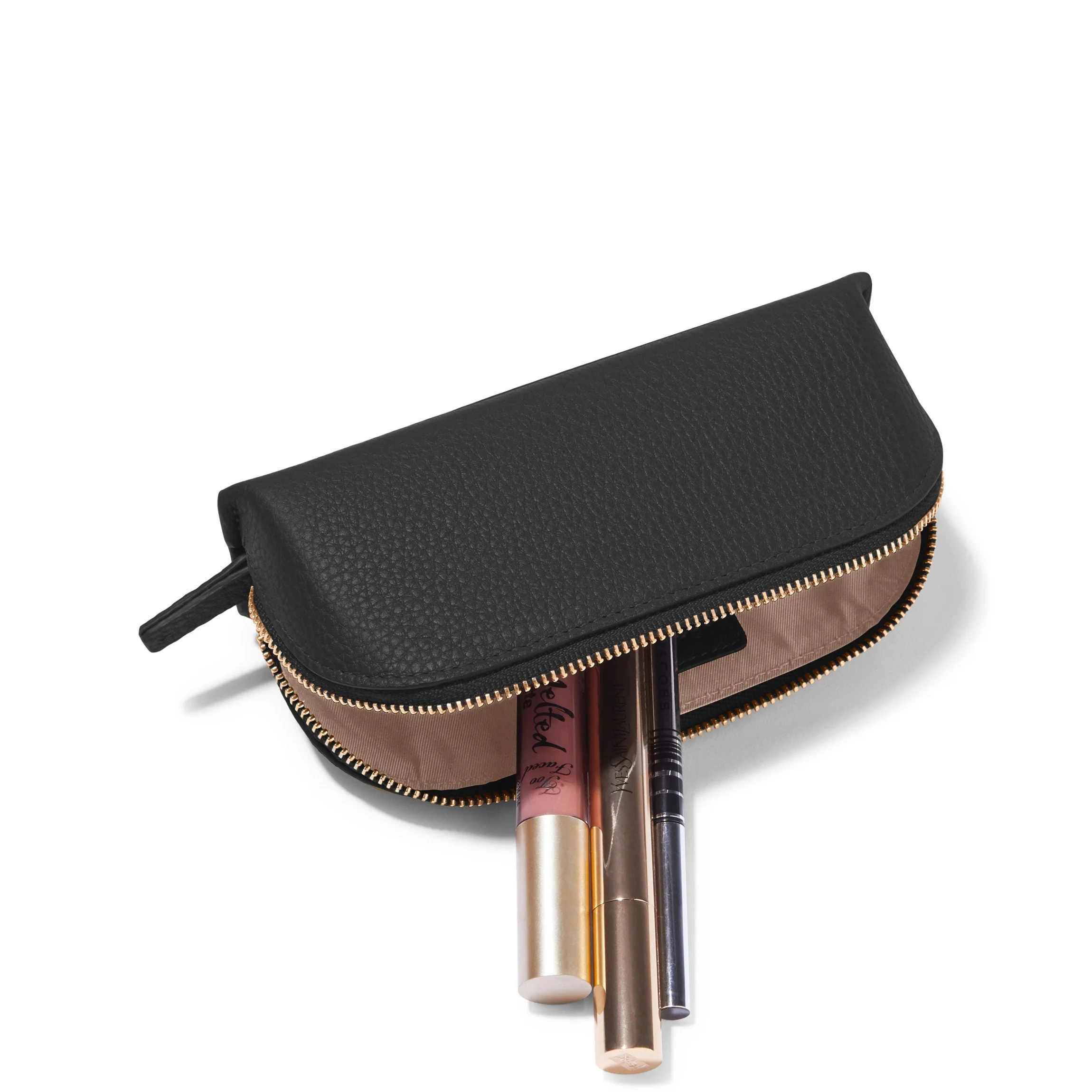 Travel Makeup Pouch Black Pebble - Image 3