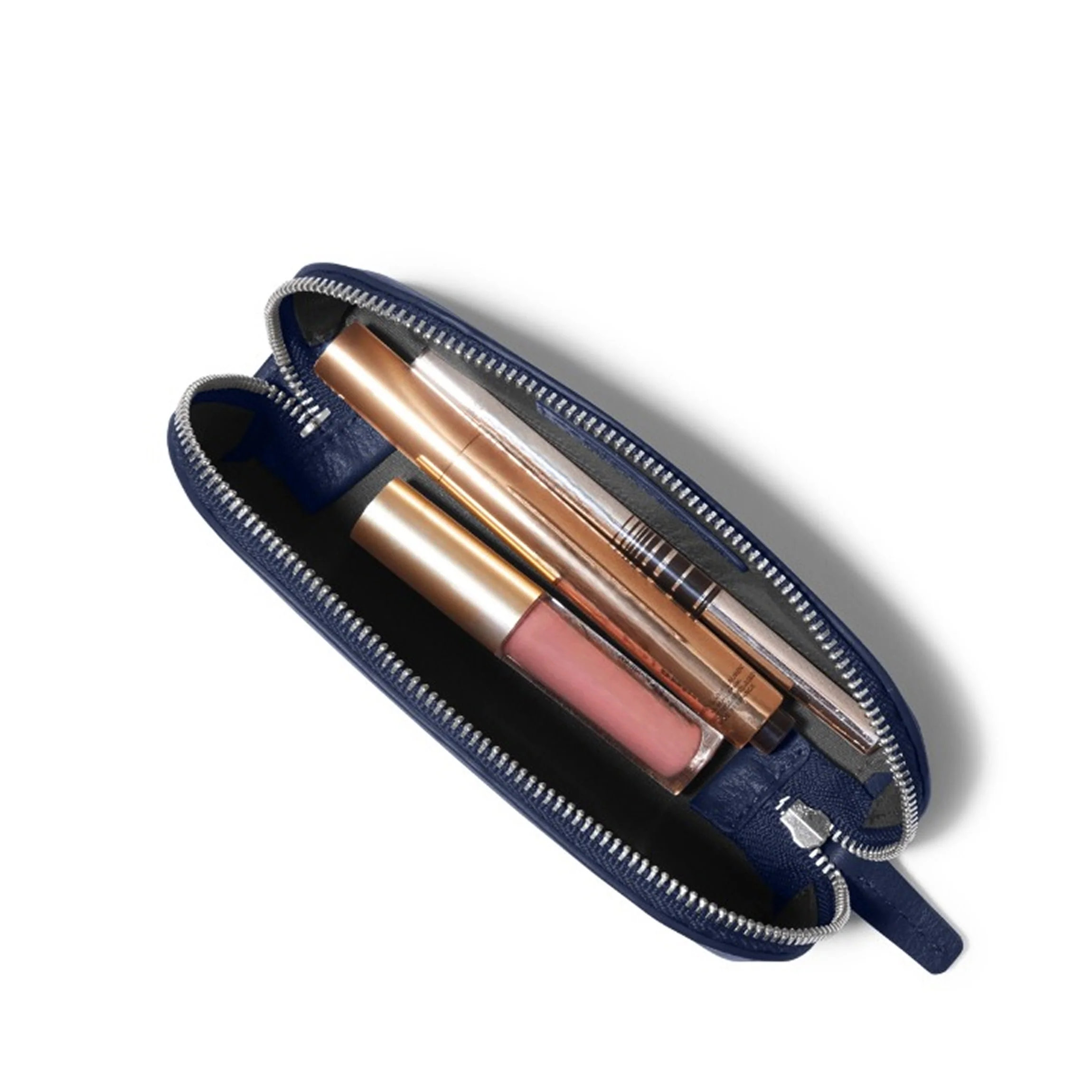 Travel Makeup Pouch Navy Blue - Image 6