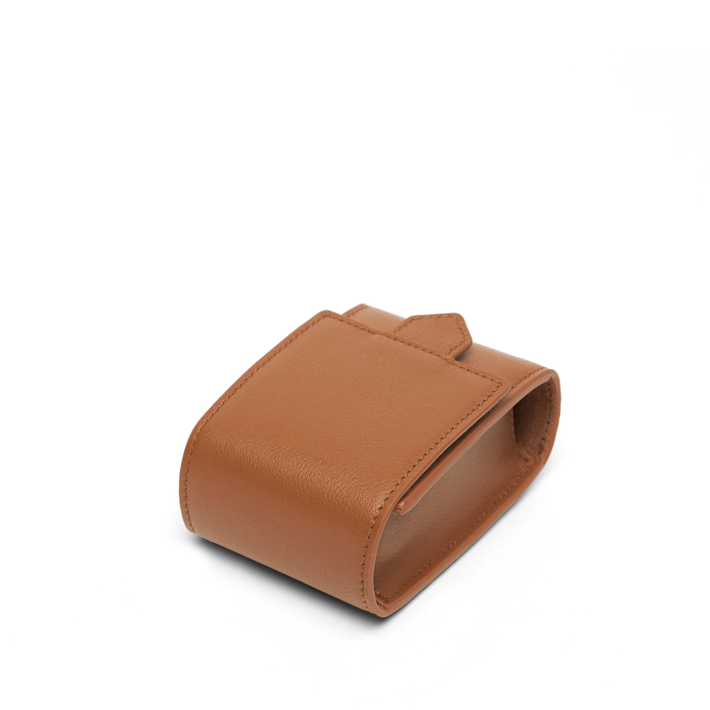 Travel Single Watch Pouch Cognac - Image 7