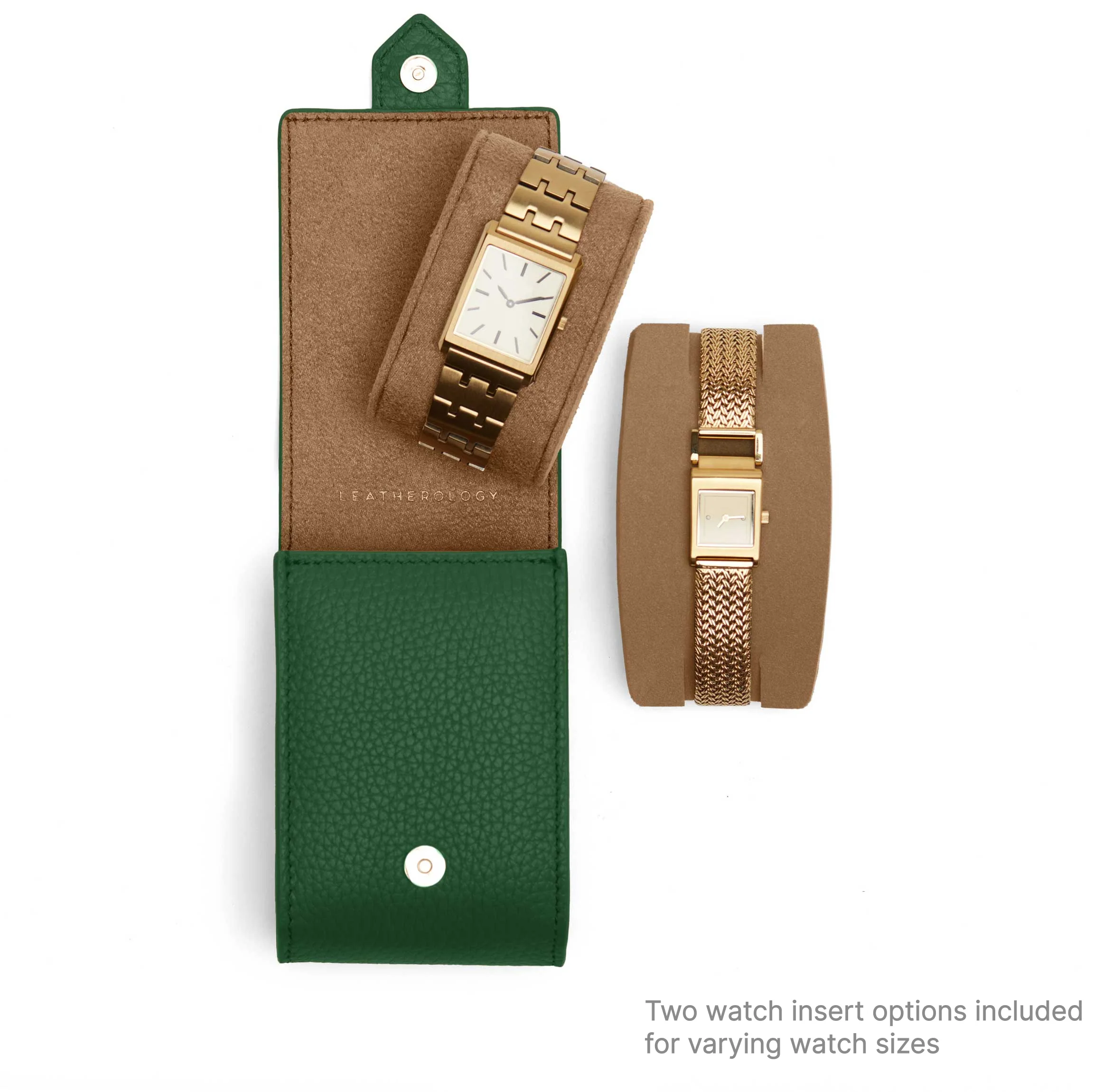 Travel Single Watch Pouch Fairway Green - Image 3