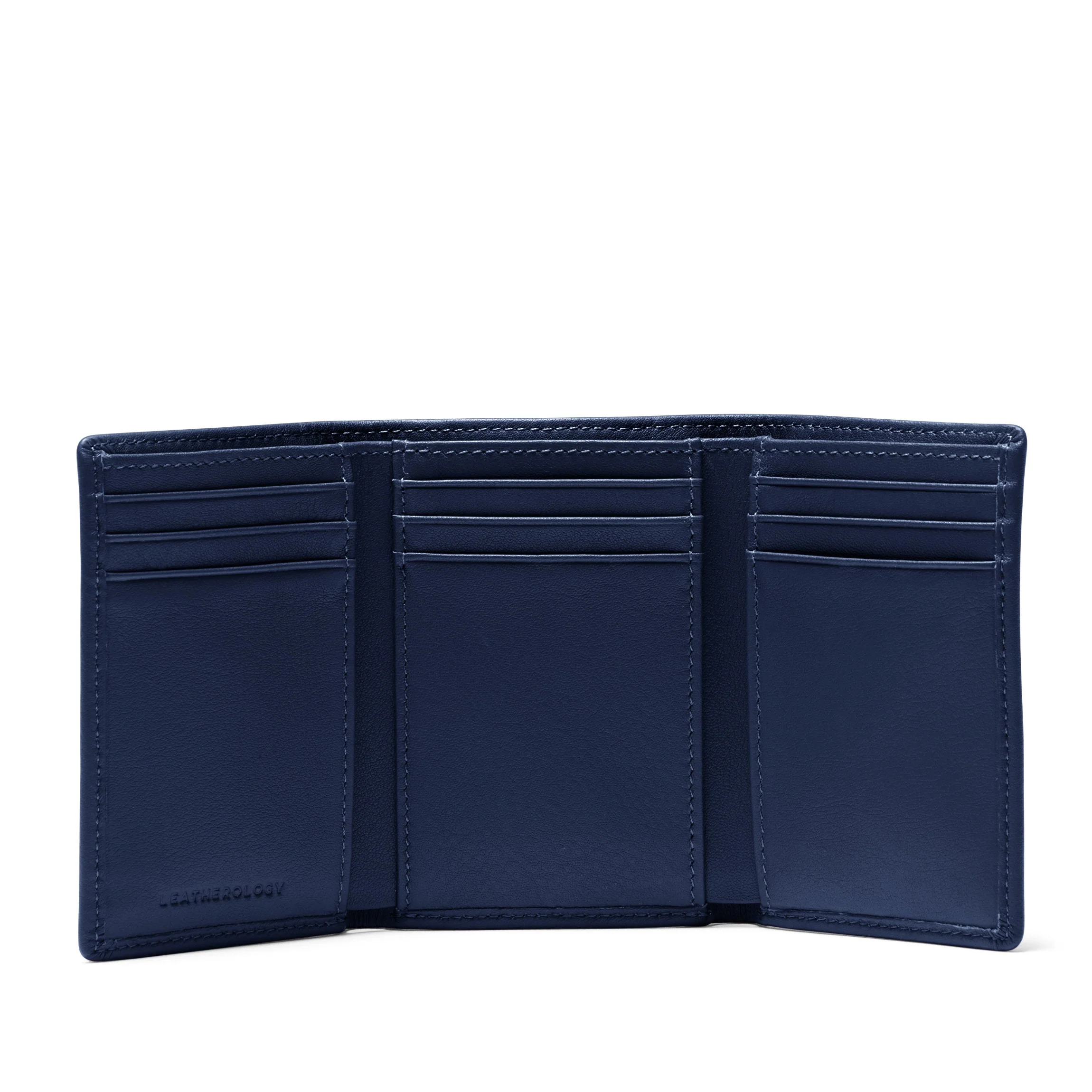 Trifold with Card Wallet Navy Blue - Image 3