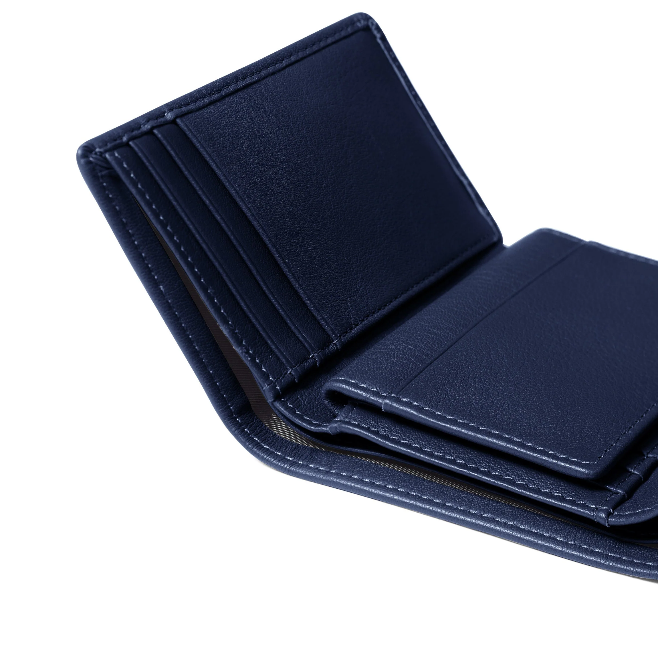 Trifold with Card Wallet Navy Blue - Image 4
