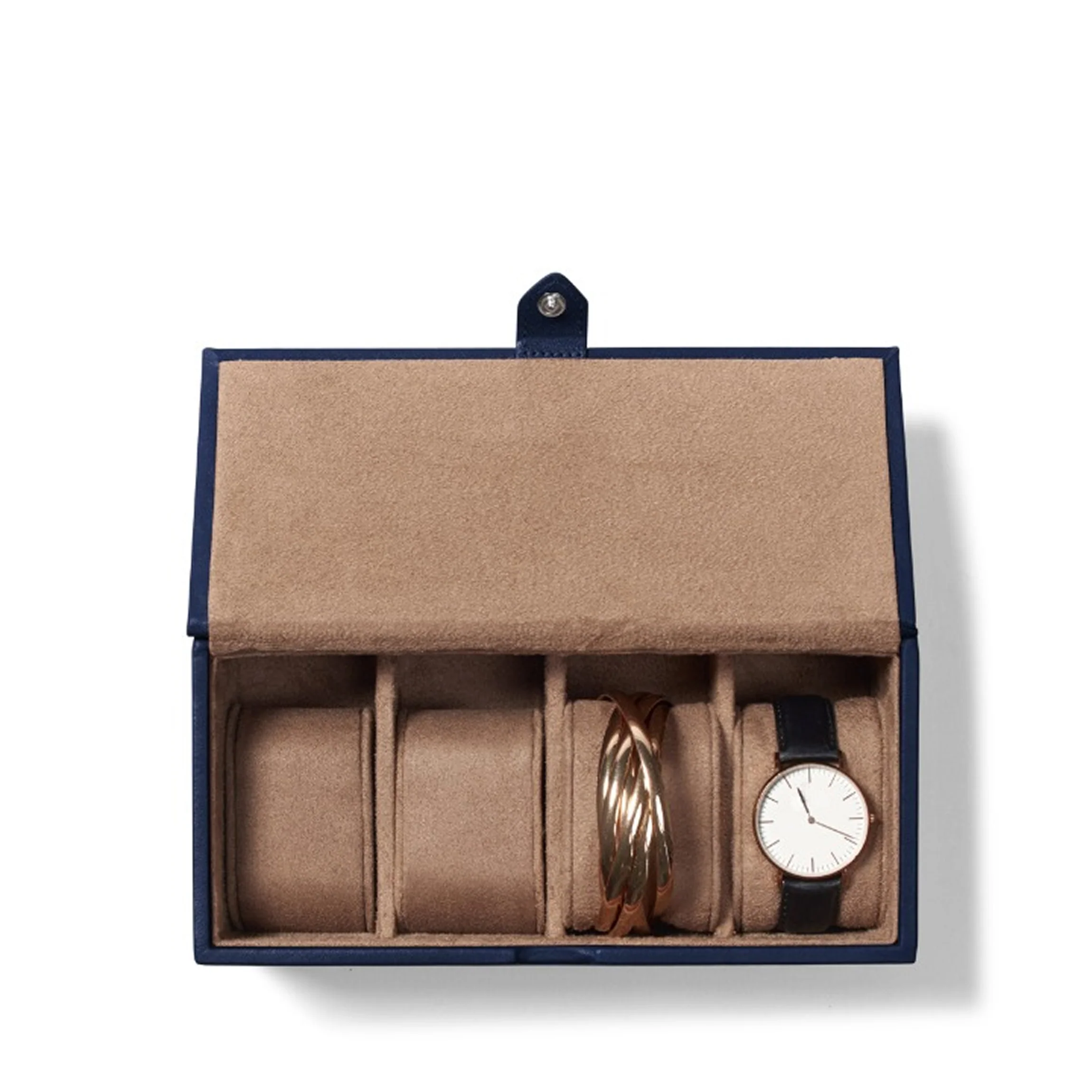 Watch & Bracelet Box Navy Blue - Image 2