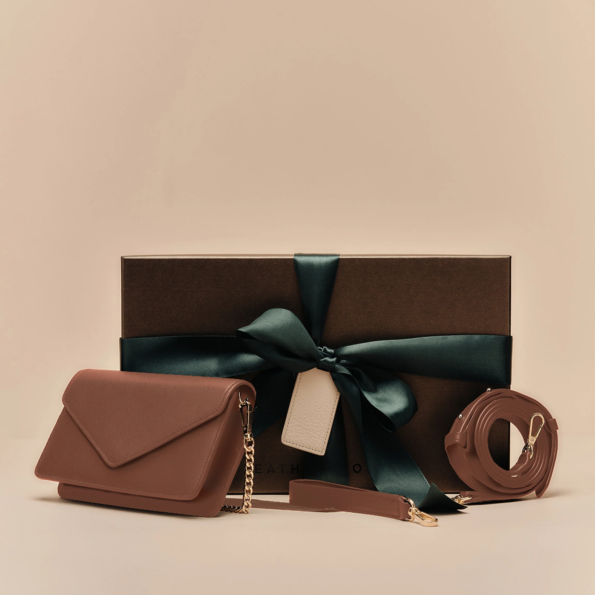 Willow 4-in-1 Gift Set Saddle Brown