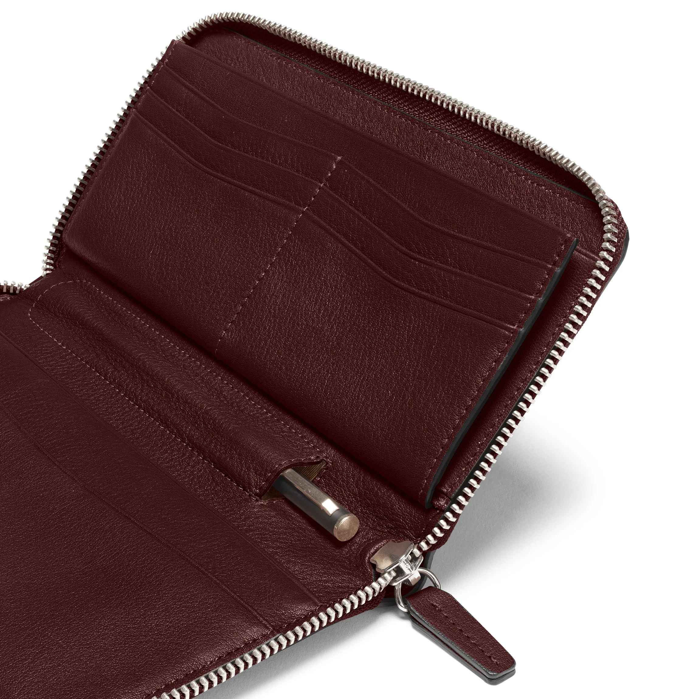 Windsor Checkbook Wallet Bordeaux - Image 3