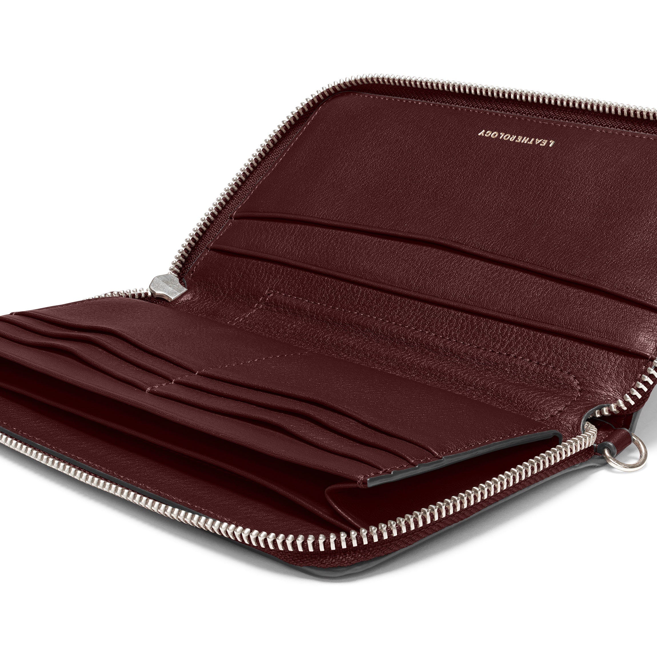 Windsor Checkbook Wallet Bordeaux - Image 4