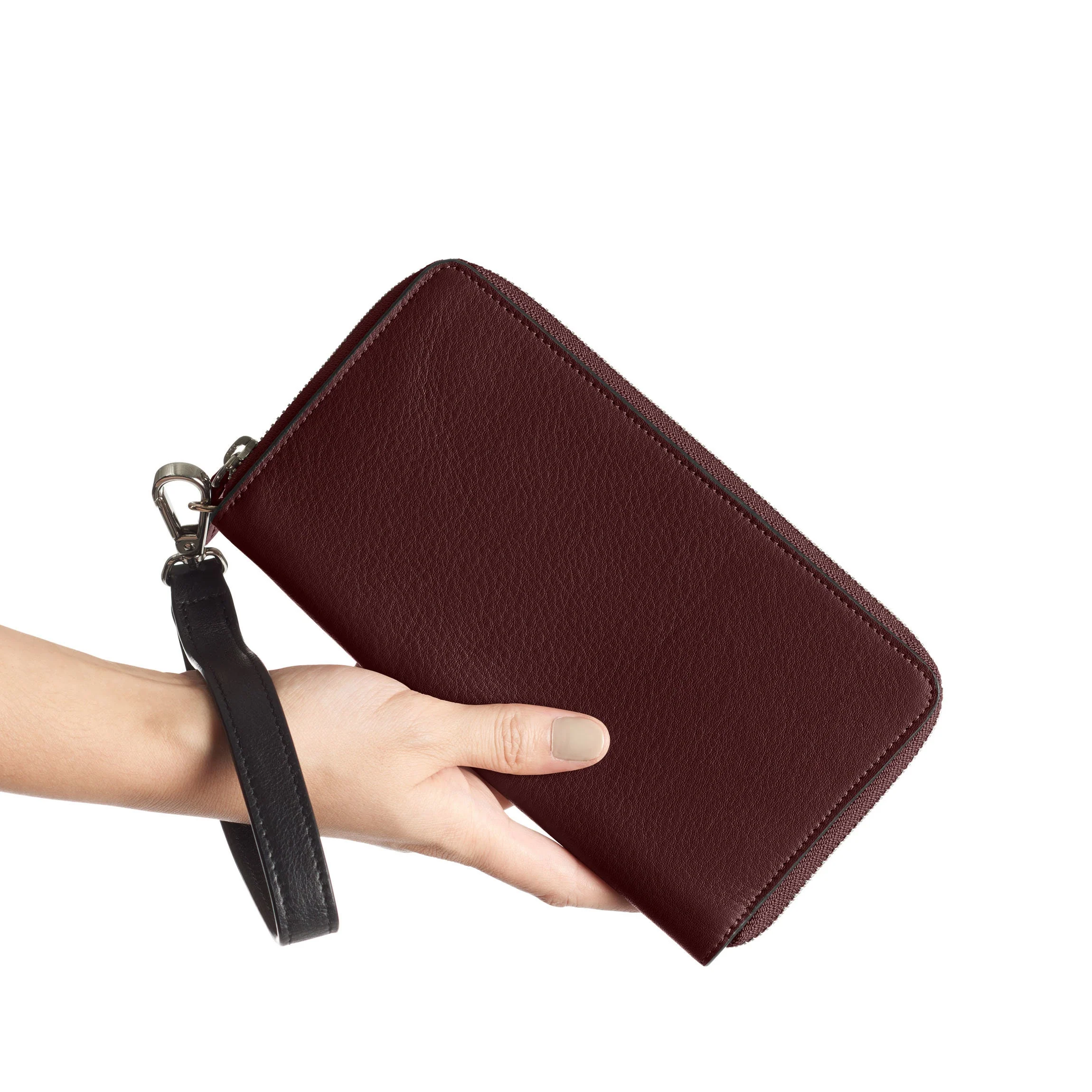 Windsor Checkbook Wallet Bordeaux - Image 6