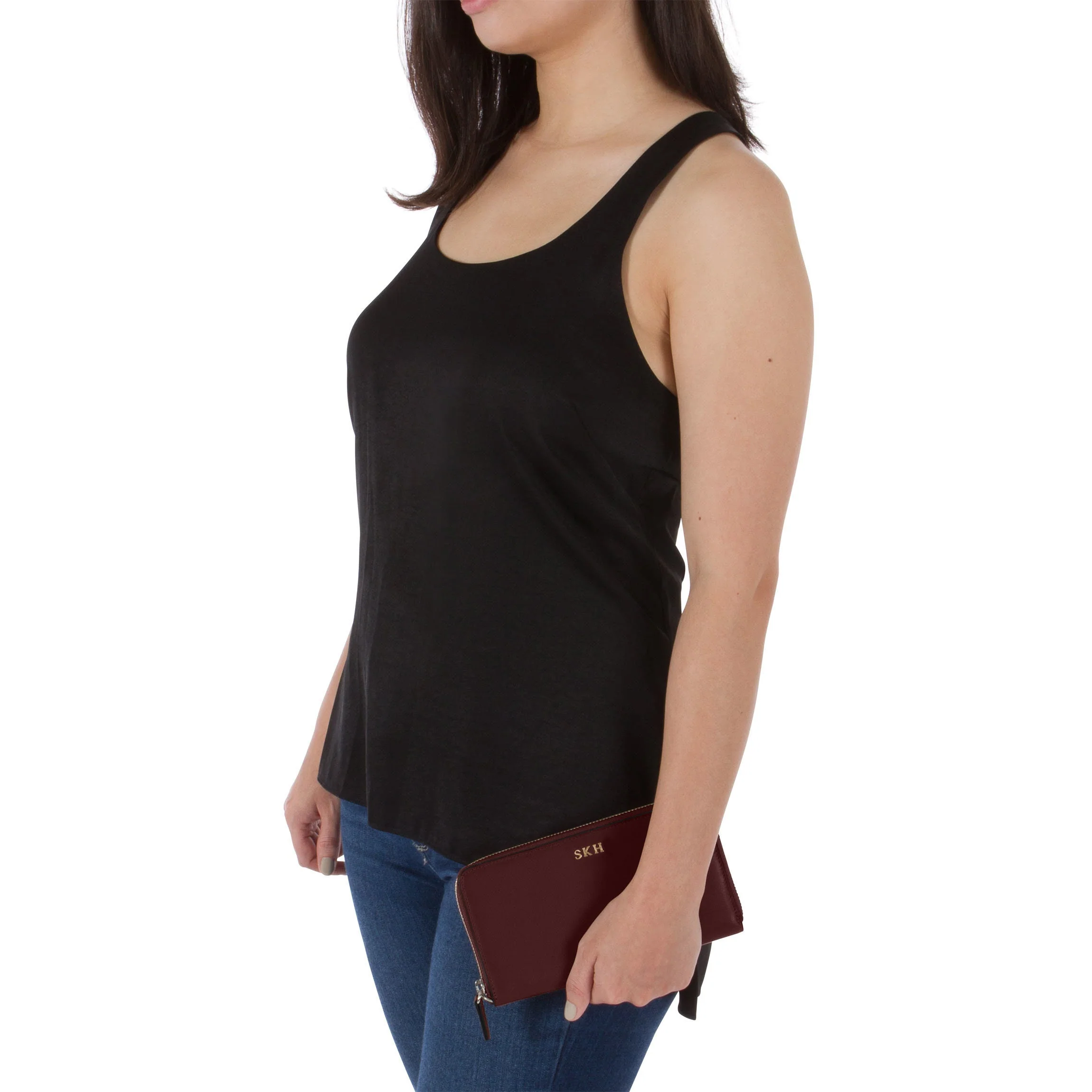 Windsor Checkbook Wallet Bordeaux - Image 7