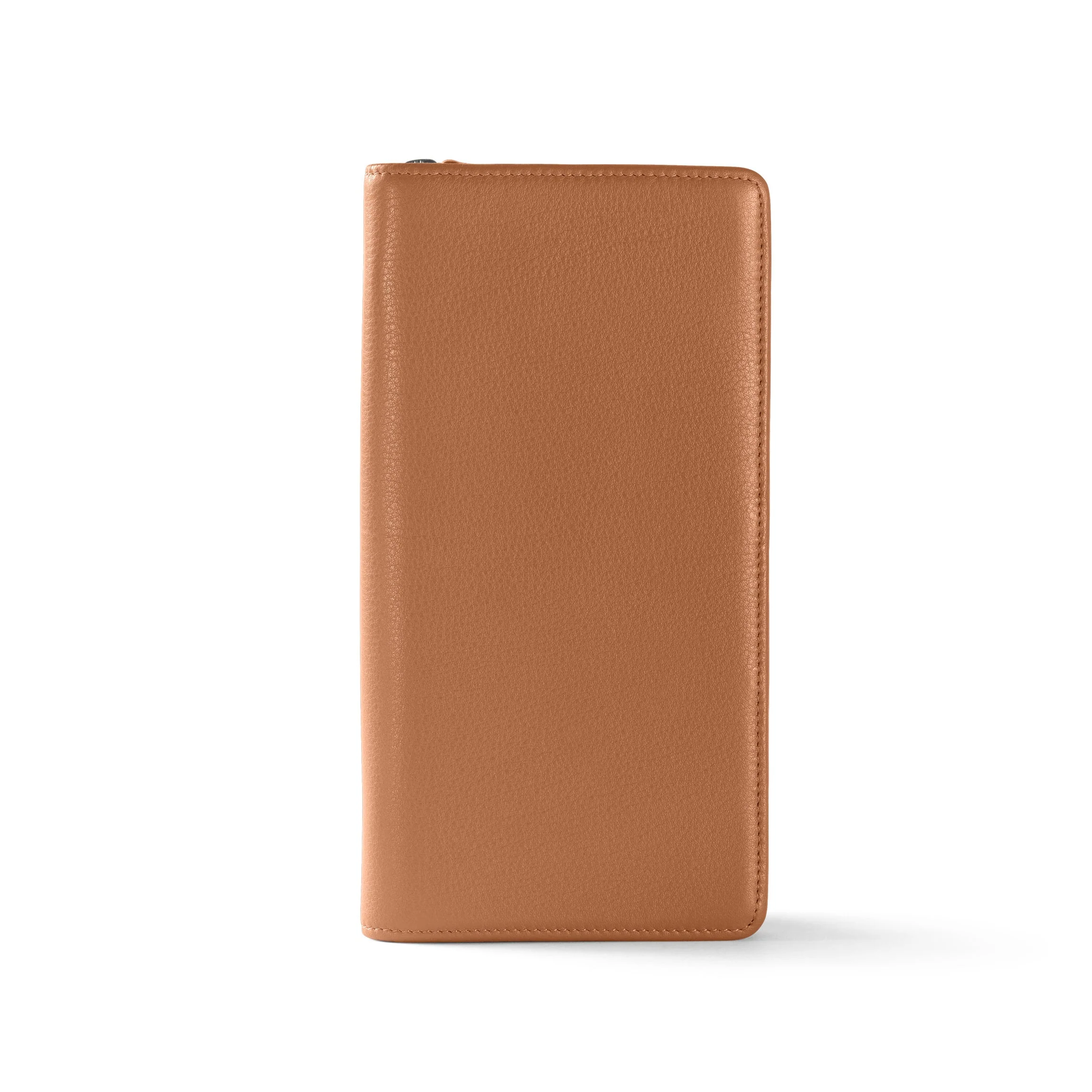 Zip Around Travel Wallet Cognac