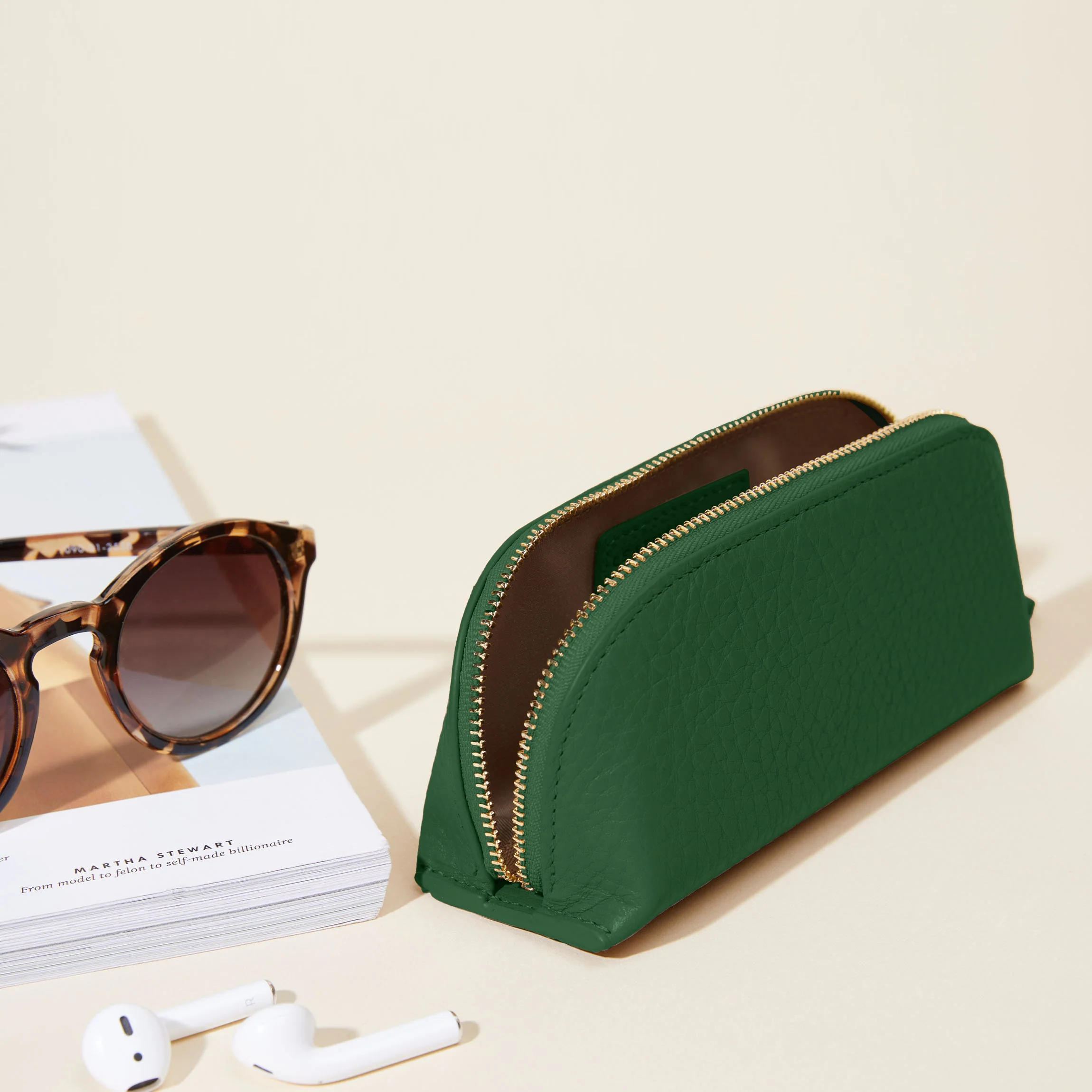 Zip Sunglass Case Fairway Green - Image 2