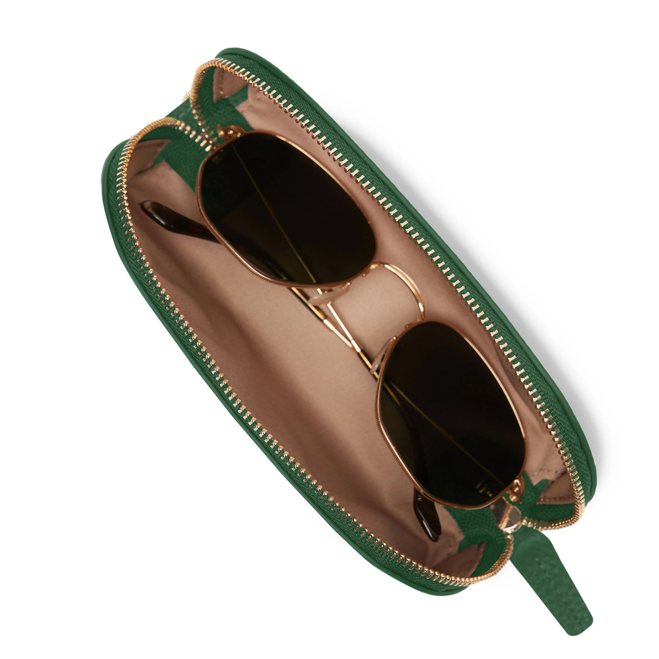 Zip Sunglass Case Sand/Fairway Green - Image 4